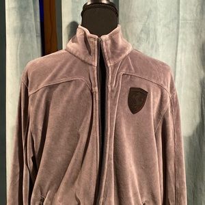 Puma Ferrari like new Velour sweat jacket